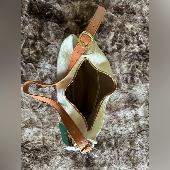 White/Cream Valentina Designer Purse Handbag NWT - Picture 9 of 9